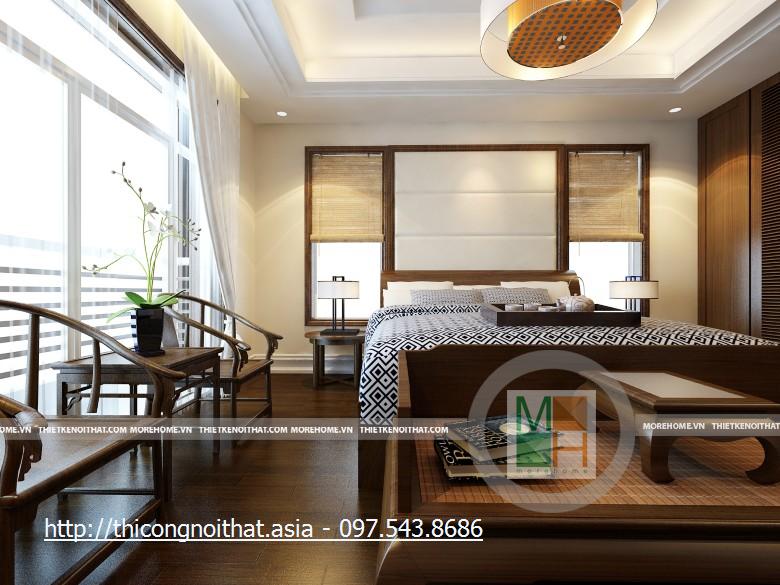 Thiết kế nội thất biệt thự ở Hoàng Mai - Nhà Anh Bắc